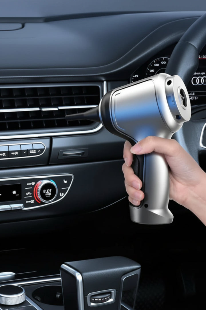 Aspiradora de Mano Inalámbrica para Coche con Boquilla Estrecha