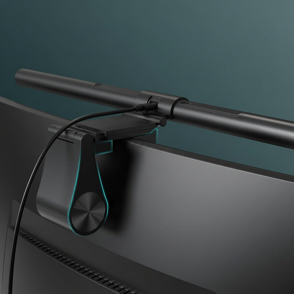 Barra de Luz para Monitor con Control Giratorio Inalámbrico