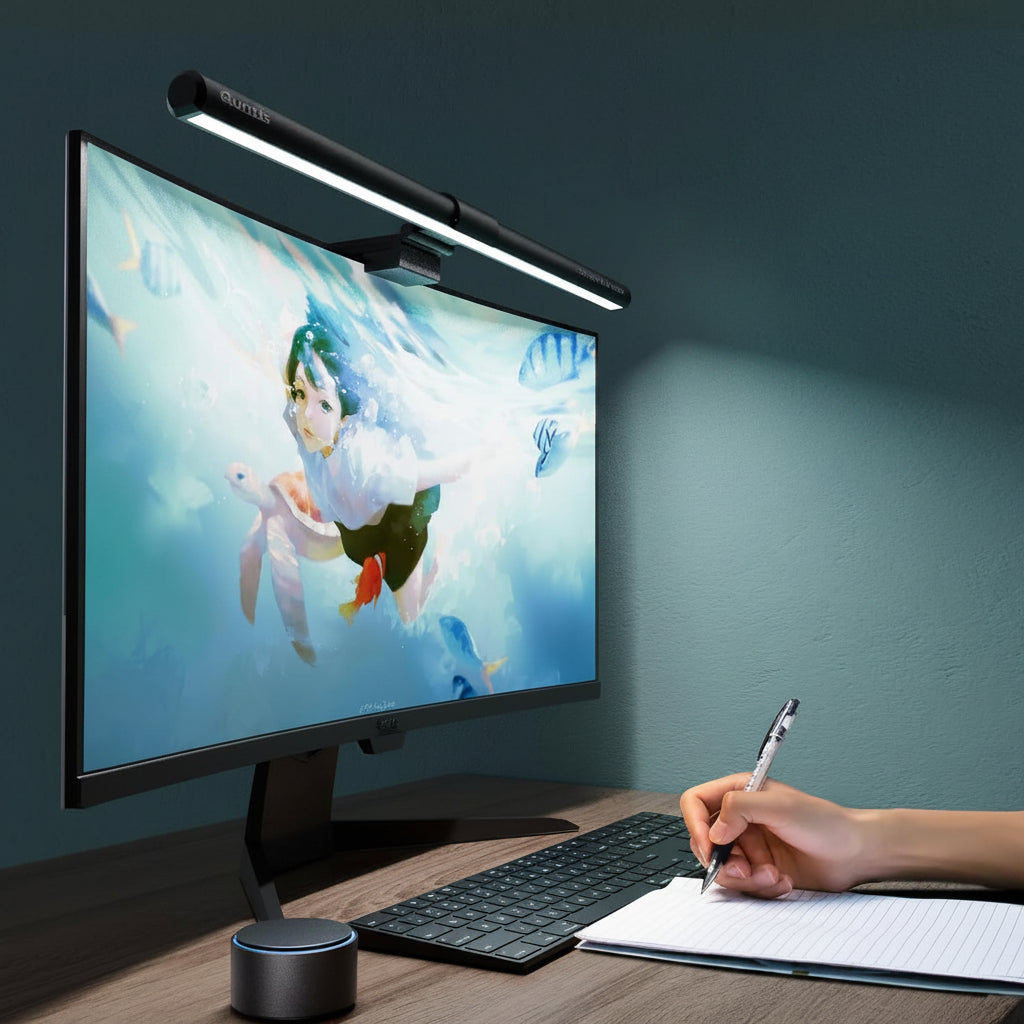 Barra de Luz para Monitor con Control Giratorio Inalámbrico