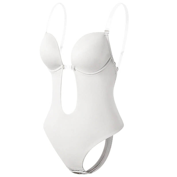 Body Moldeador para Mujer con Espalda Descubierta, Escote Profundo y Tanga