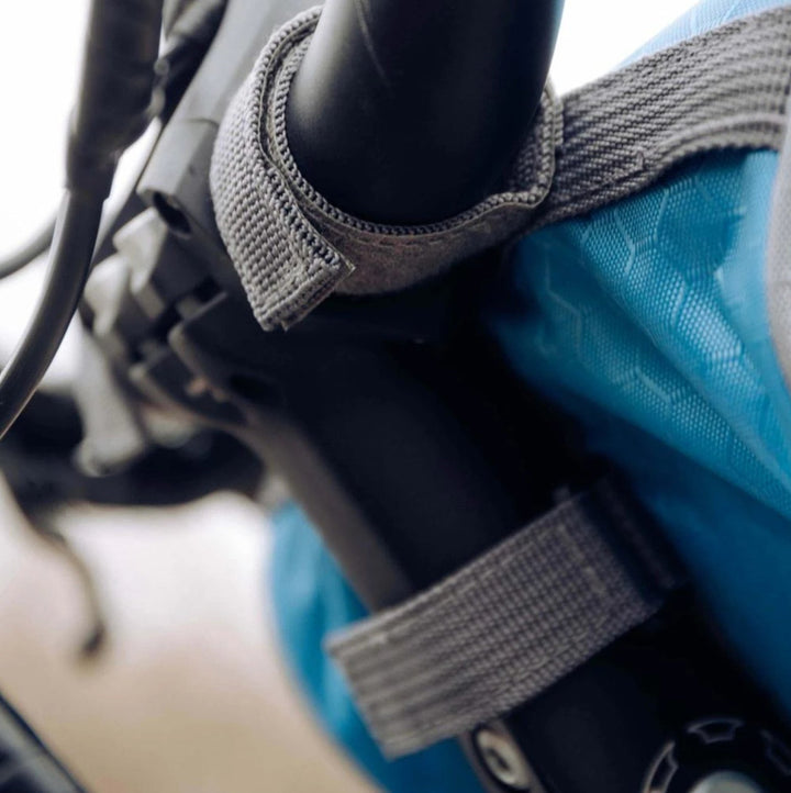 Bolsa para Manillar de Bicicleta con Ventana para Teléfono y Correa para el Hombro