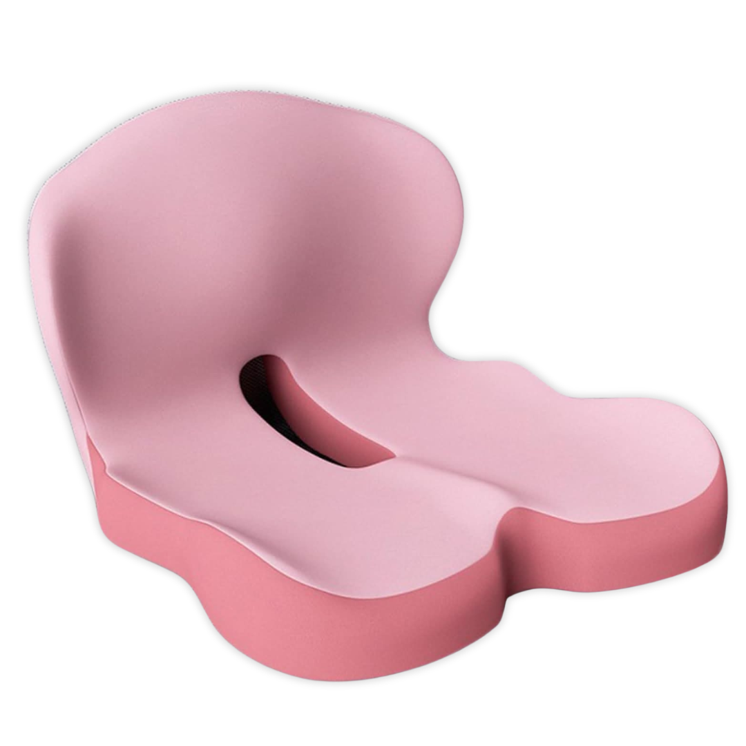Cojín para Asiento con Laterales Contorneados y Abertura Trasera