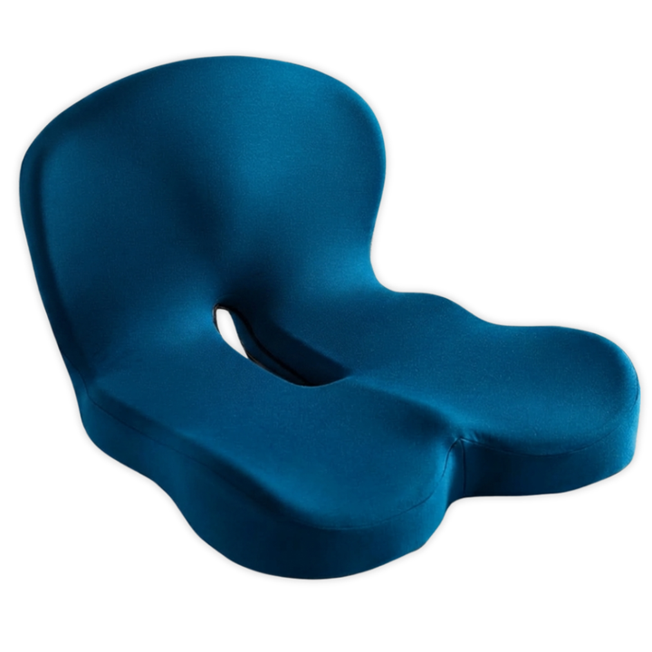 Cojín para Asiento con Laterales Contorneados y Abertura Trasera