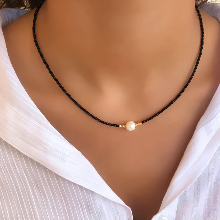 Collar Gargantilla de Cuentas para Mujer