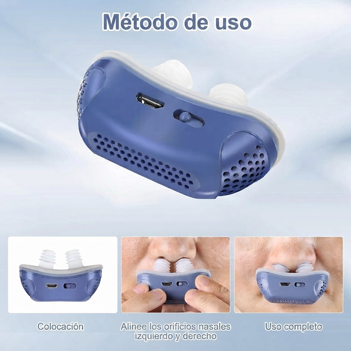 Dispositivo Nasal Recargable para Uso en la Nariz