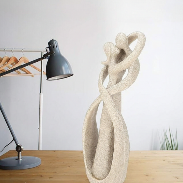 Escultura Abstracta de Figuras Humanas para Mesa