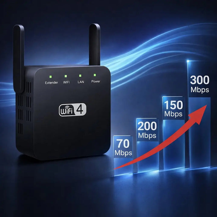 Extensor de Alcance WiFi con Doble Antena