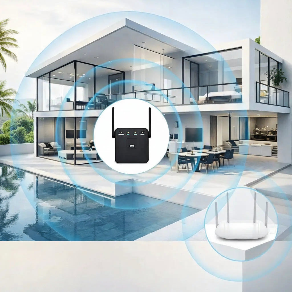 Extensor de Alcance WiFi con Doble Antena