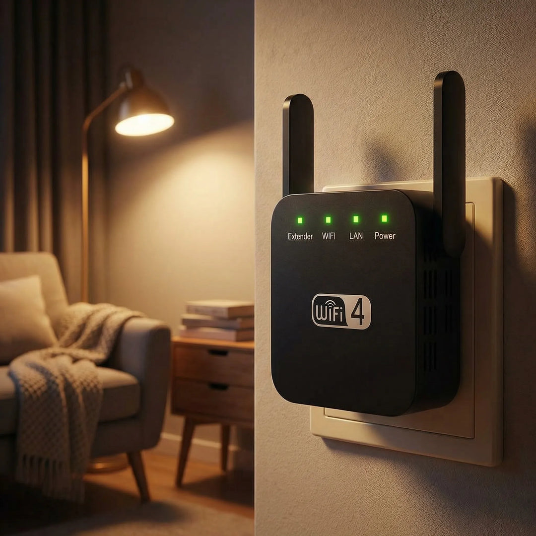 Extensor de Alcance WiFi con Doble Antena