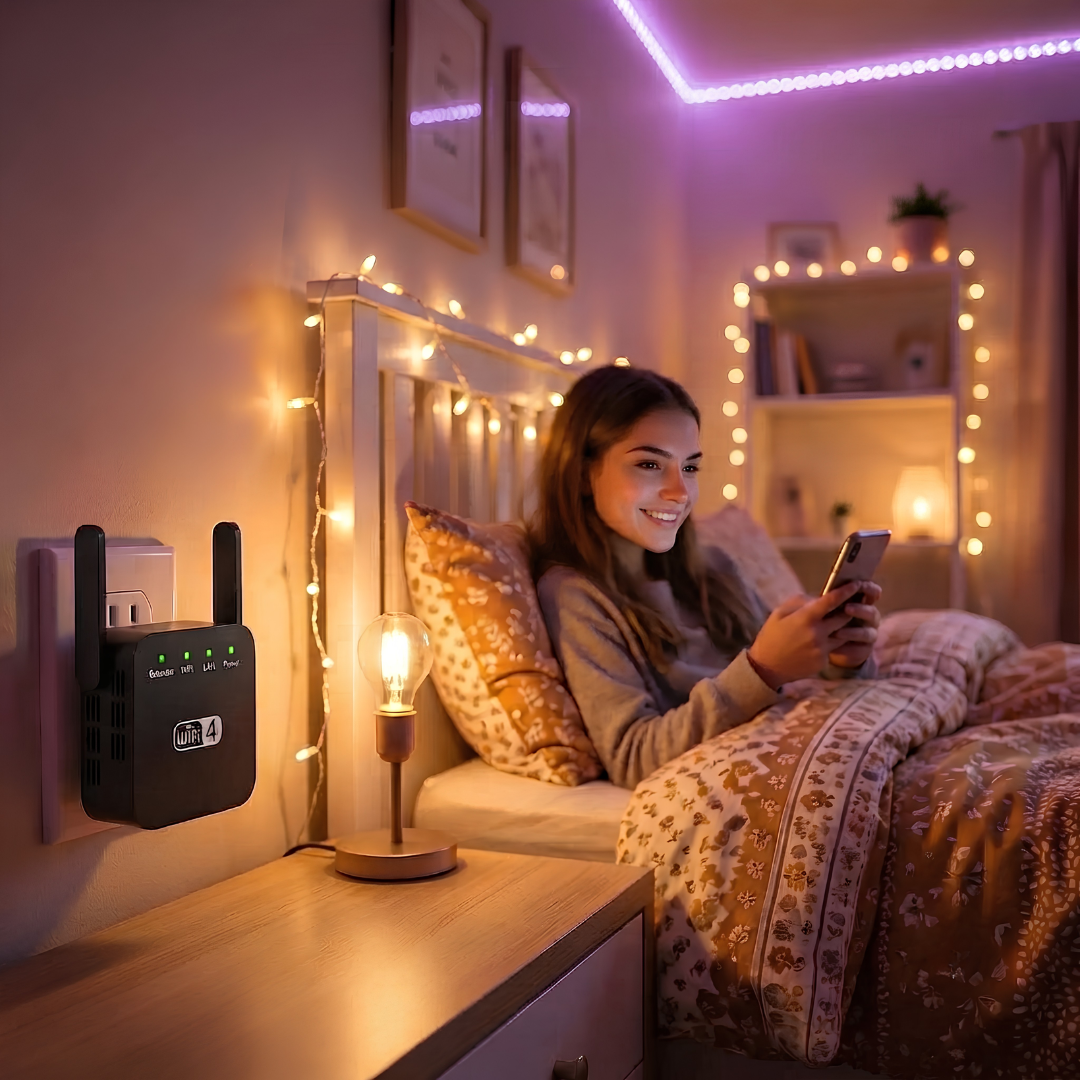 Extensor de Alcance WiFi con Doble Antena