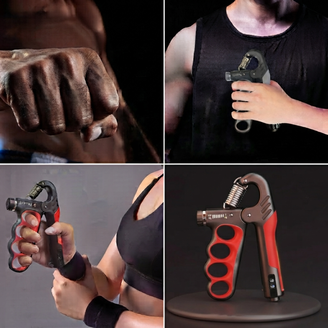 Fortalecedor de Agarre de Mano Ajustable con Contador