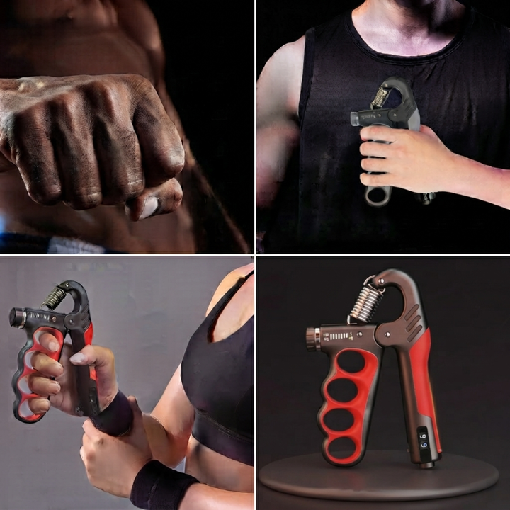 Fortalecedor de Agarre de Mano Ajustable con Contador