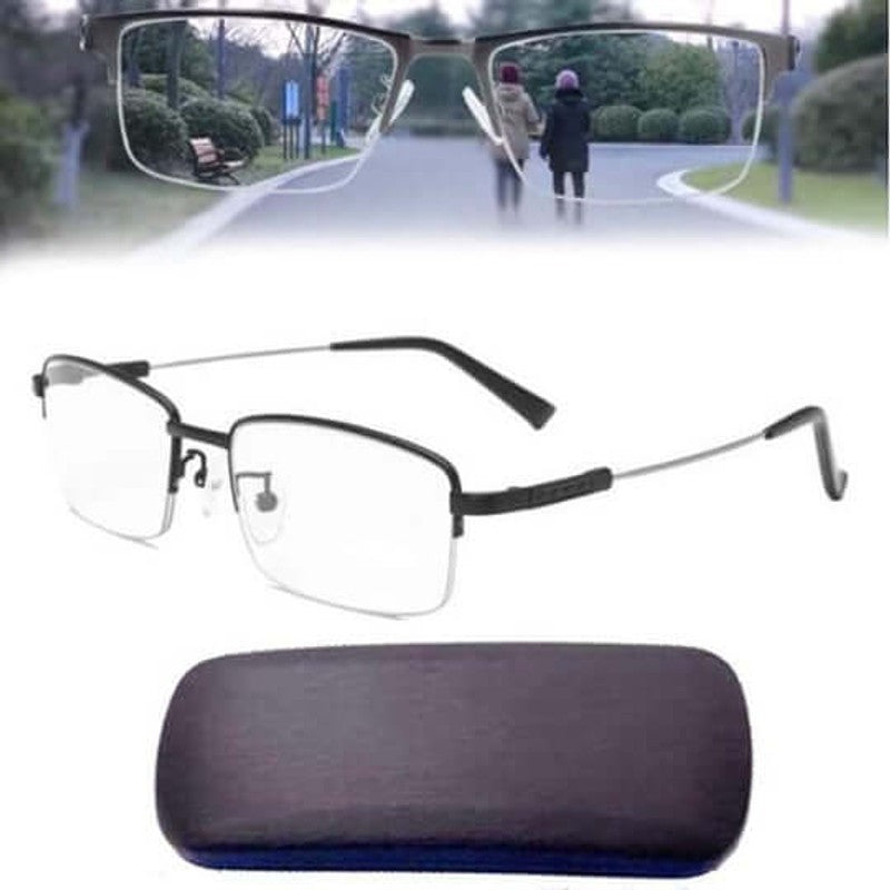 Gafas Multifocales de Montura Semi al Aire - Diseño Multizona