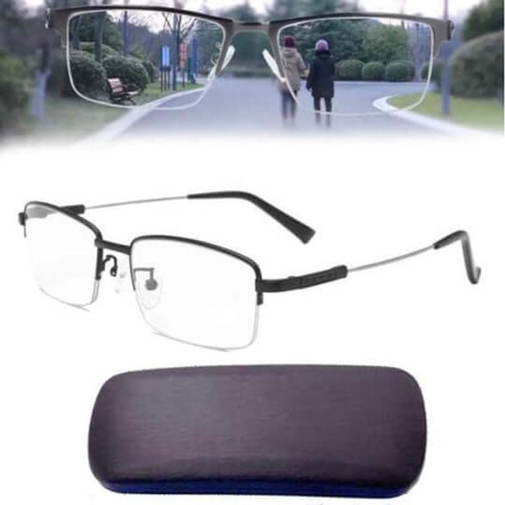 Gafas Multifocales de Montura Semi al Aire - Diseño Multizona