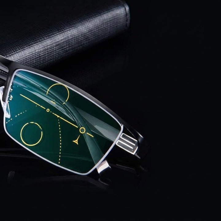 Gafas Multifocales de Montura Semi al Aire - Diseño Multizona
