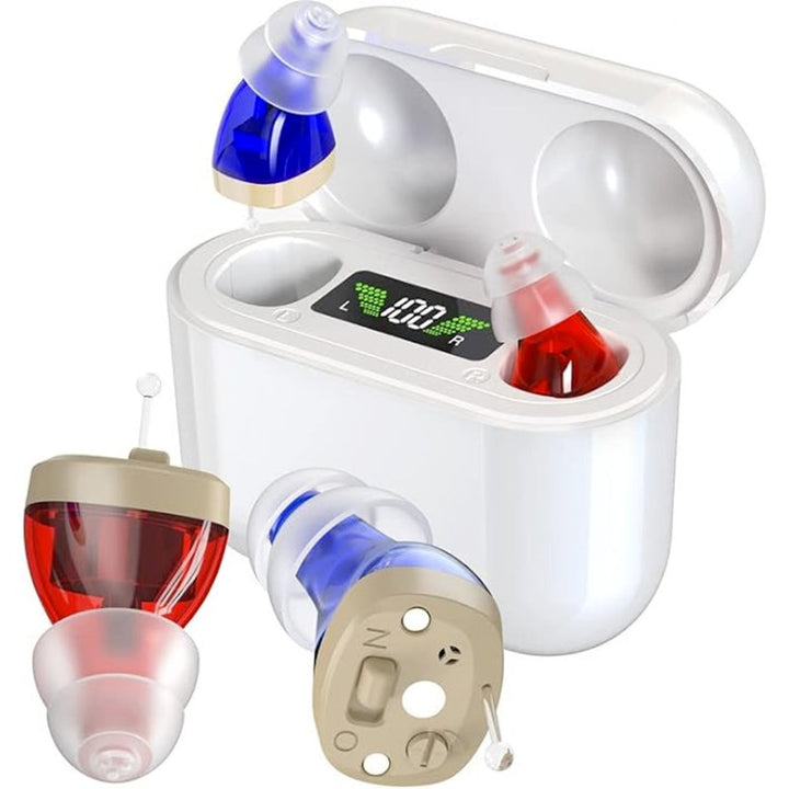 Gehoorversterkers in-ear recargables - Varios colores