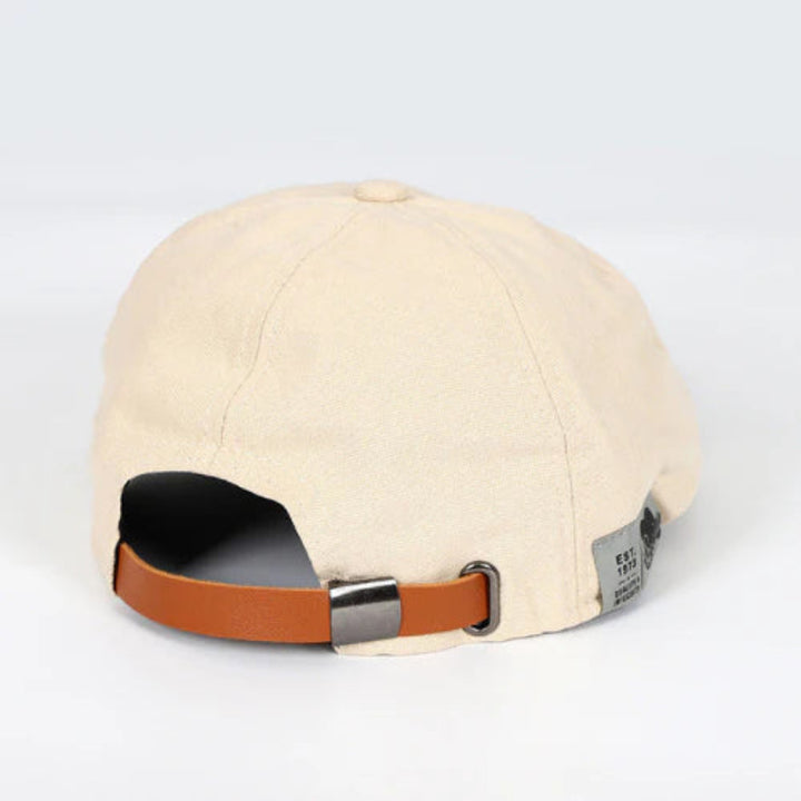 Gorra Plana para Hombre con Diseño de Paneles Estilo Newsboy