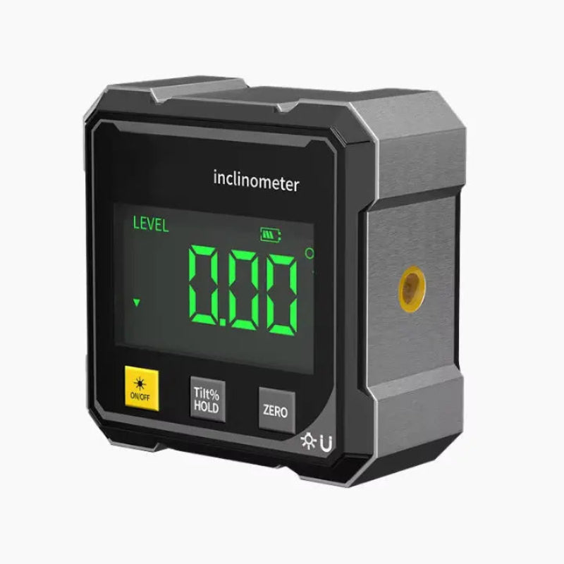 Inclinómetro Digital con Buscador de Ángulos Láser y Pantalla LCD