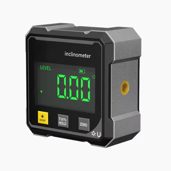 Inclinómetro Digital con Buscador de Ángulos Láser y Pantalla LCD