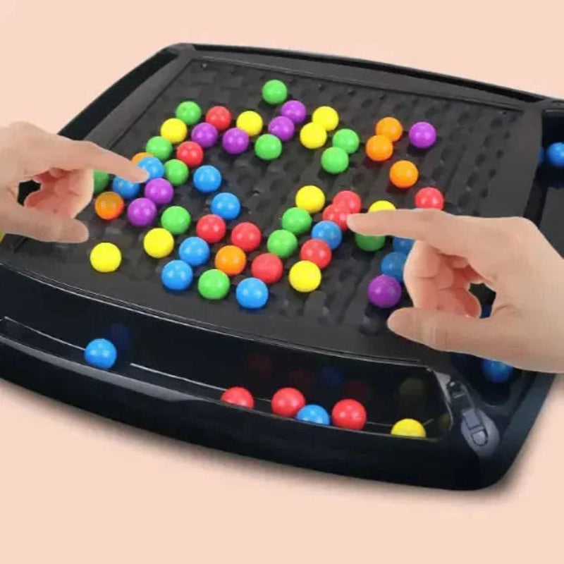 Juego de Mesa de Emparejar Bolas de Colores Arcoíris