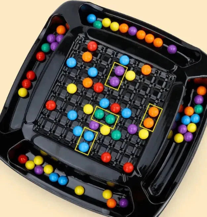 Juego de Mesa de Emparejar Bolas de Colores Arcoíris