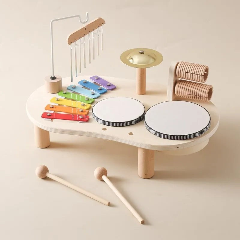 Juego de instrumentos musicales para niños - Estación de música con percusión