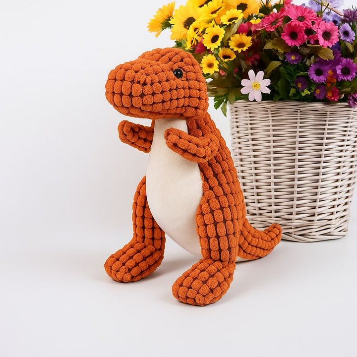 Juguete de Peluche para Perro con Forma de Dinosaurio y Chirrido