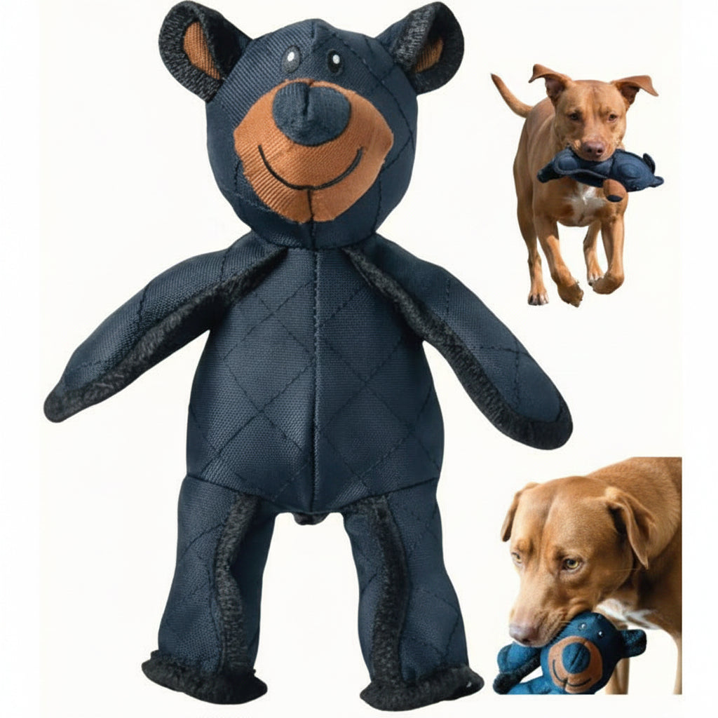 Juguete de Peluche para Perros con Forma de Oso y Diseño Acolchado