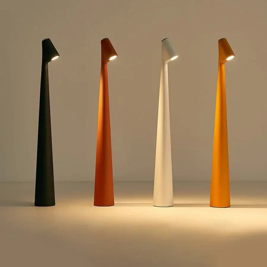 Lámpara de Mesa LED Inalámbrica con Base Cónica