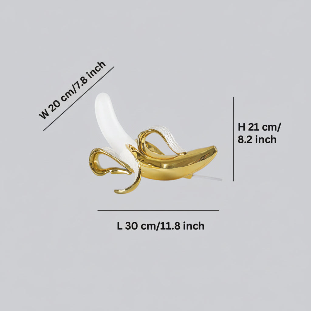 Lámpara de Mesa con Forma de Banana Pelada