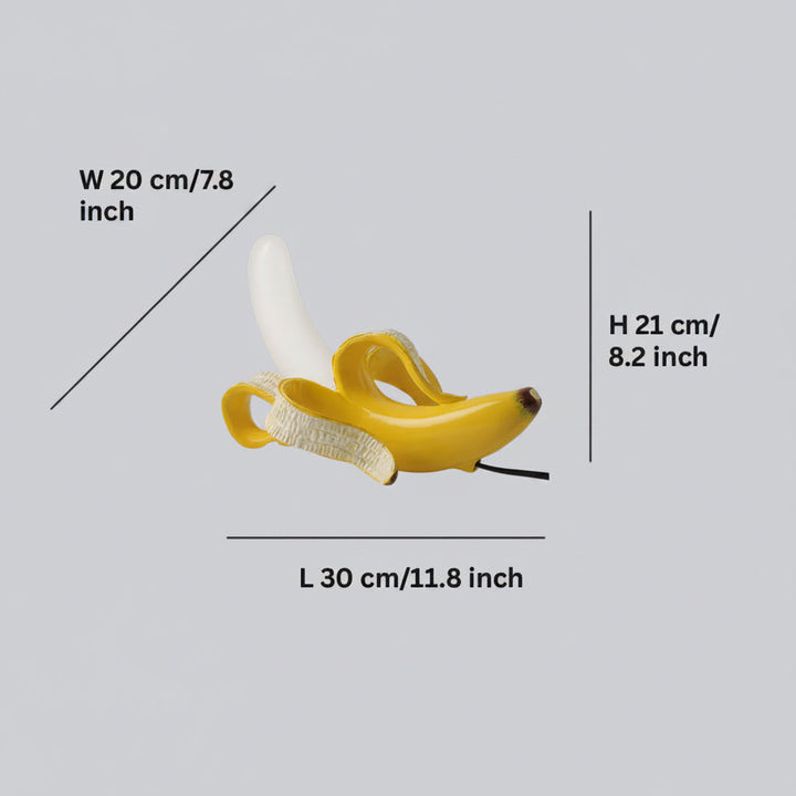 Lámpara de Mesa con Forma de Banana Pelada