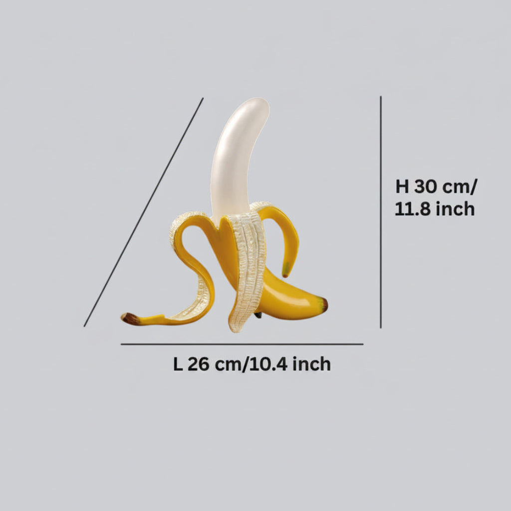 Lámpara de Mesa con Forma de Banana Pelada