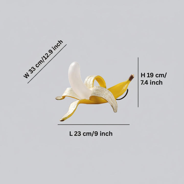 Lámpara de Mesa con Forma de Banana Pelada