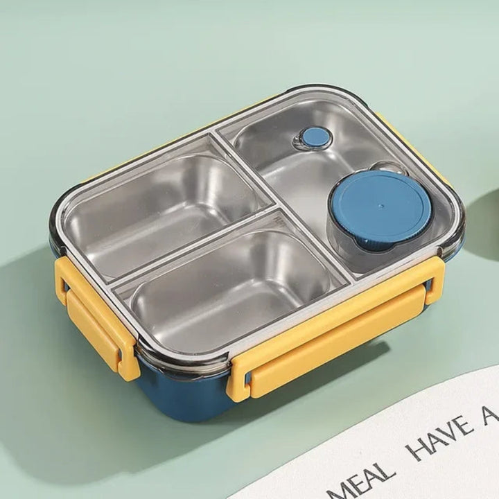 Lonchera Bento con Compartimentos y Recipiente para Salsa