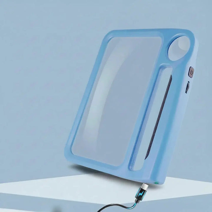 Lupa de Lectura LED de Página Completa con Lente Puntual y Agarre Lateral
