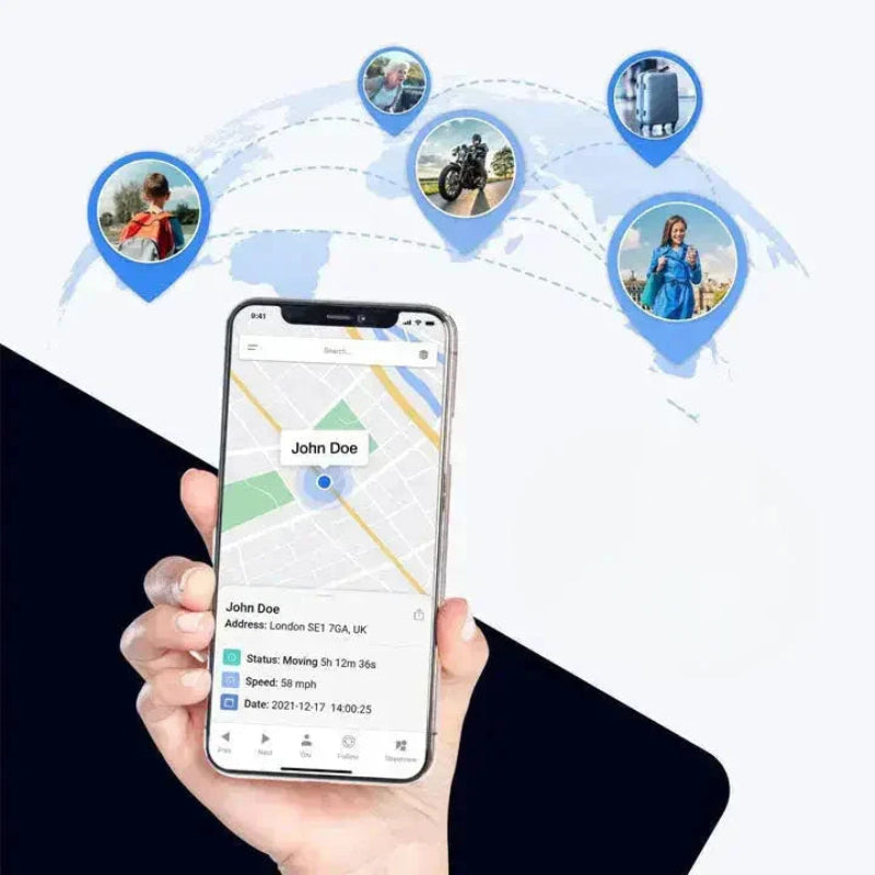 Mini Localizador GPS con Aplicación para Llaves, Equipaje, Bolsos y Vehículos