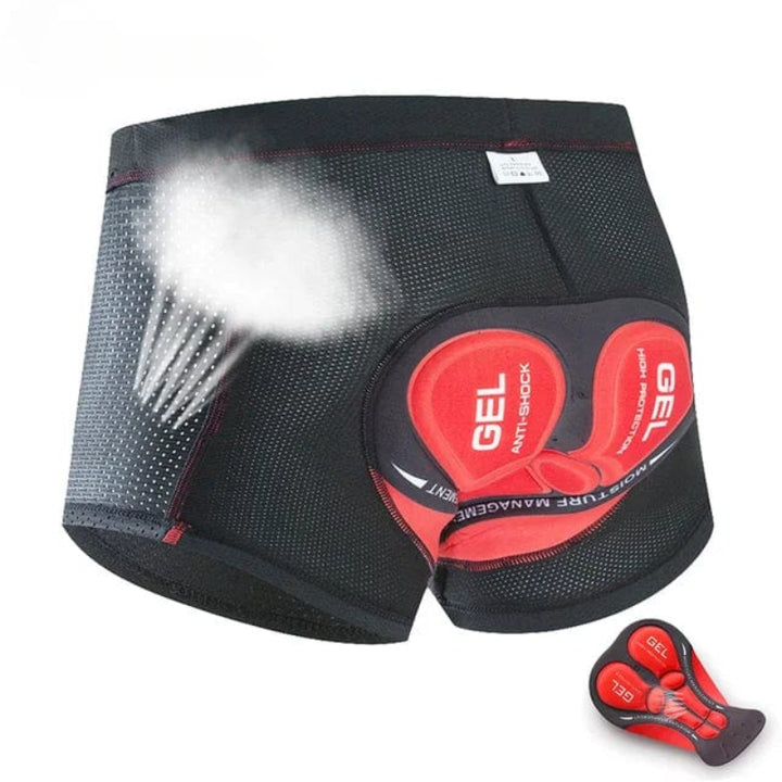 Pantalón Interior Acolchado para Ciclismo con Paneles de Malla