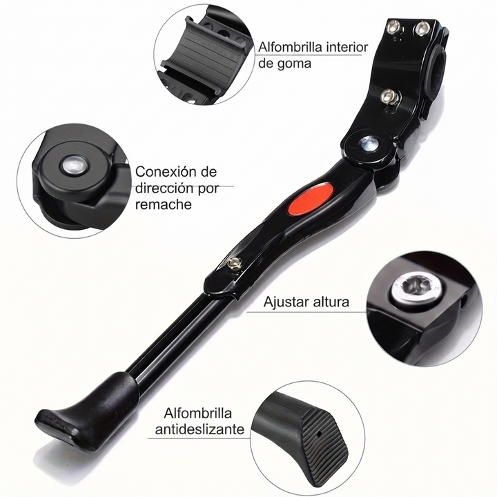 Pata de Cabra Ajustable para Bicicleta con Montaje Trasero