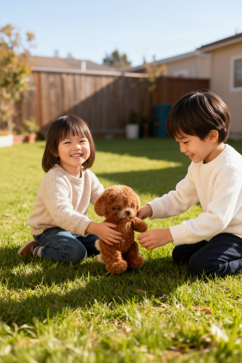 Peluche Interactivo de Perrito con Funciones de Caminar y Ladrar