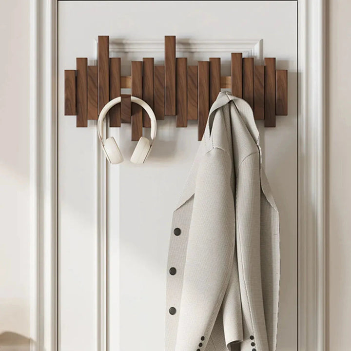 Perchero de Pared con Ganchos Plegables