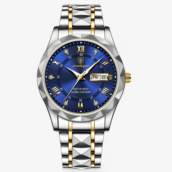 Reloj de Pulsera Analógico para Hombre con Indicador de Día y Fecha