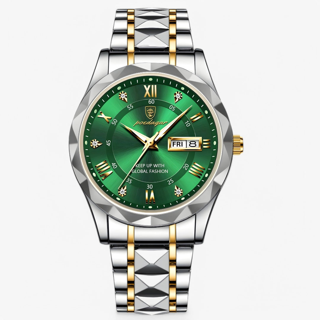 Reloj de Pulsera Analógico para Hombre con Indicador de Día y Fecha