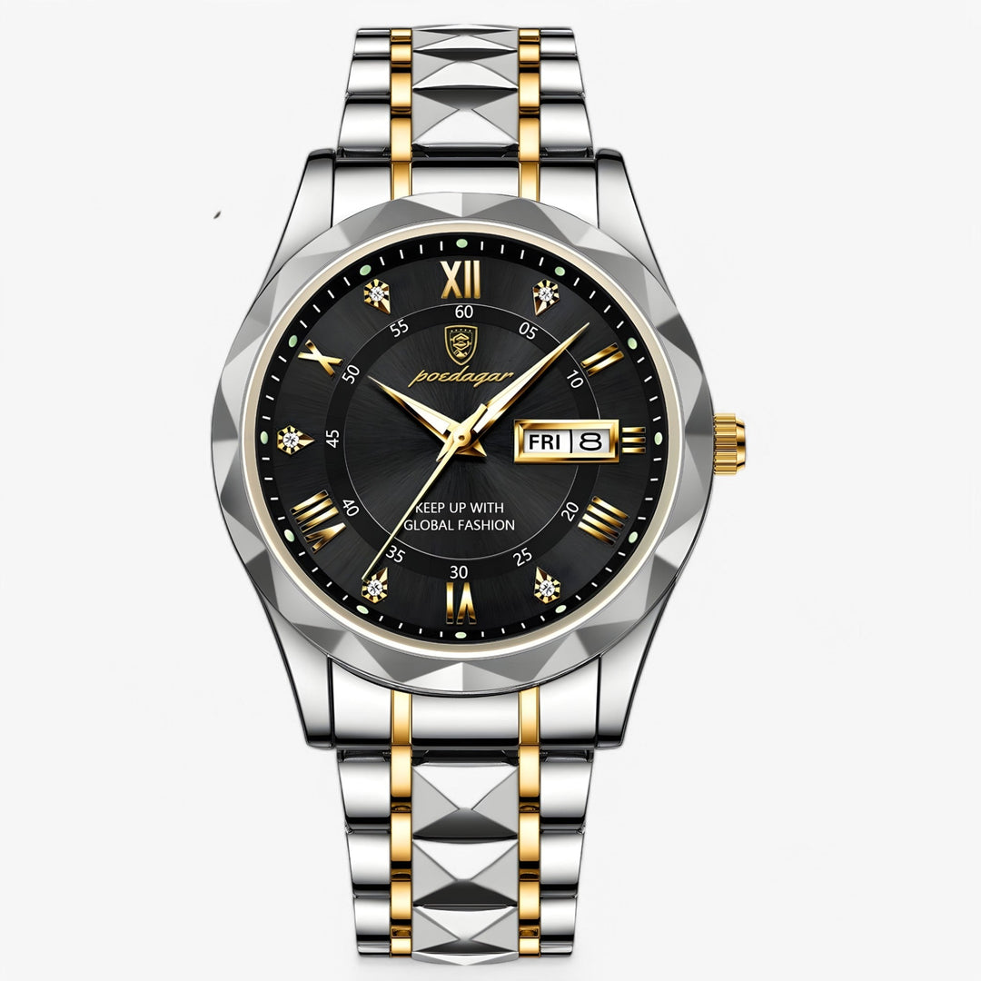 Reloj de Pulsera Analógico para Hombre con Indicador de Día y Fecha