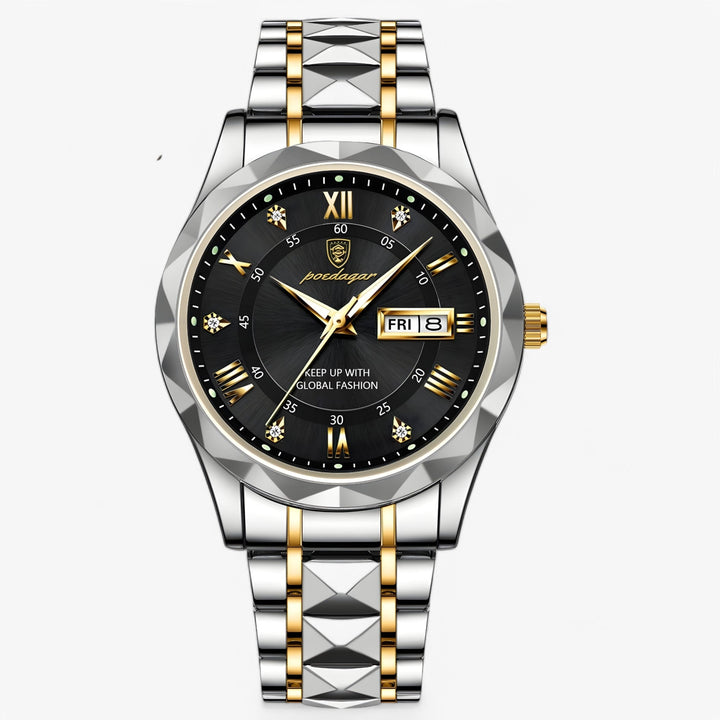 Reloj de Pulsera Analógico para Hombre con Indicador de Día y Fecha
