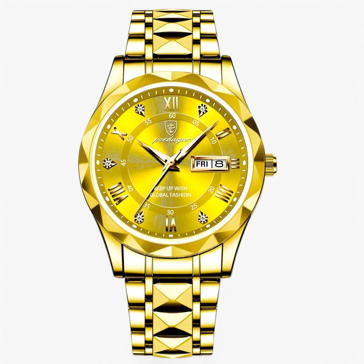 Reloj de Pulsera Analógico para Hombre con Indicador de Día y Fecha