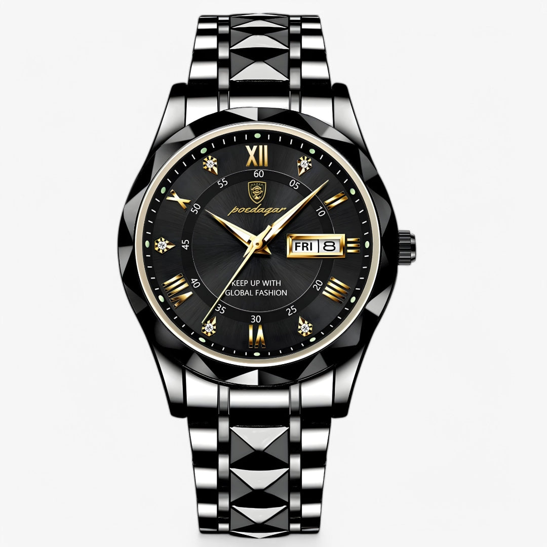 Reloj de Pulsera Analógico para Hombre con Indicador de Día y Fecha