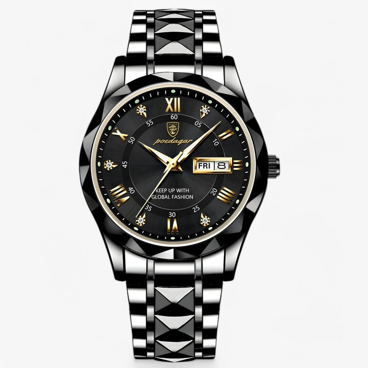 Reloj de Pulsera Analógico para Hombre con Indicador de Día y Fecha