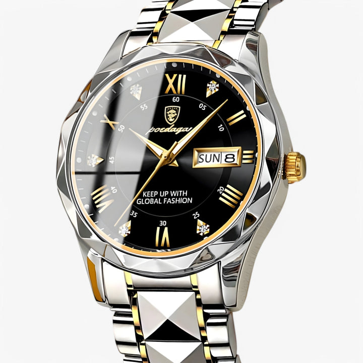Reloj de Pulsera Analógico para Hombre con Indicador de Día y Fecha