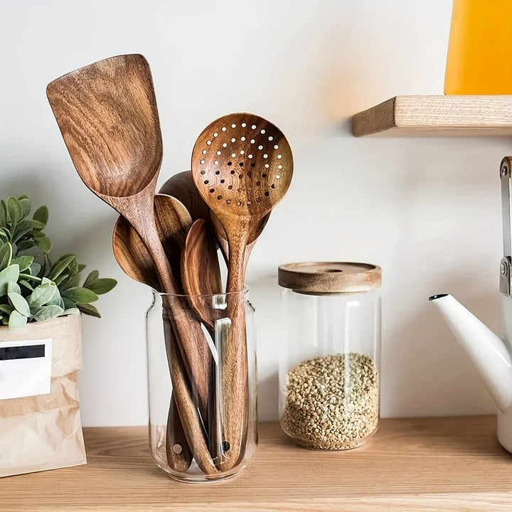 Set de utensilios de cocina de madera - 5 piezas