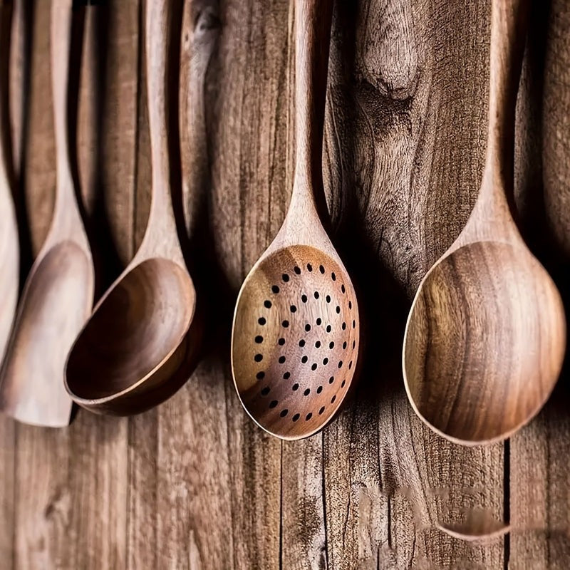 Set de utensilios de cocina de madera - 5 piezas